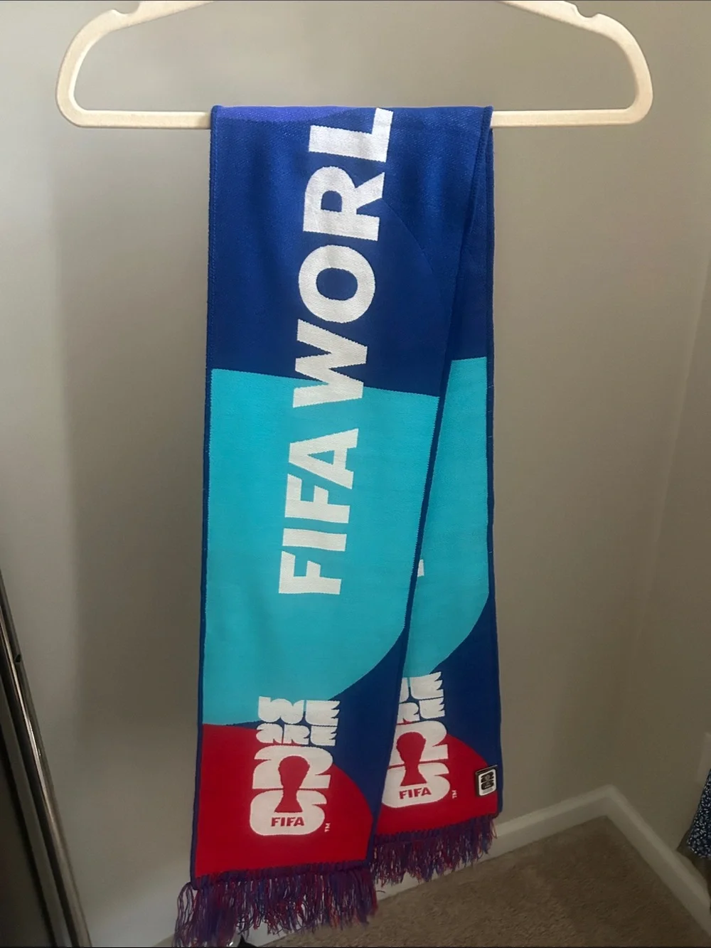 World Cup Blue & Red Team Scarf